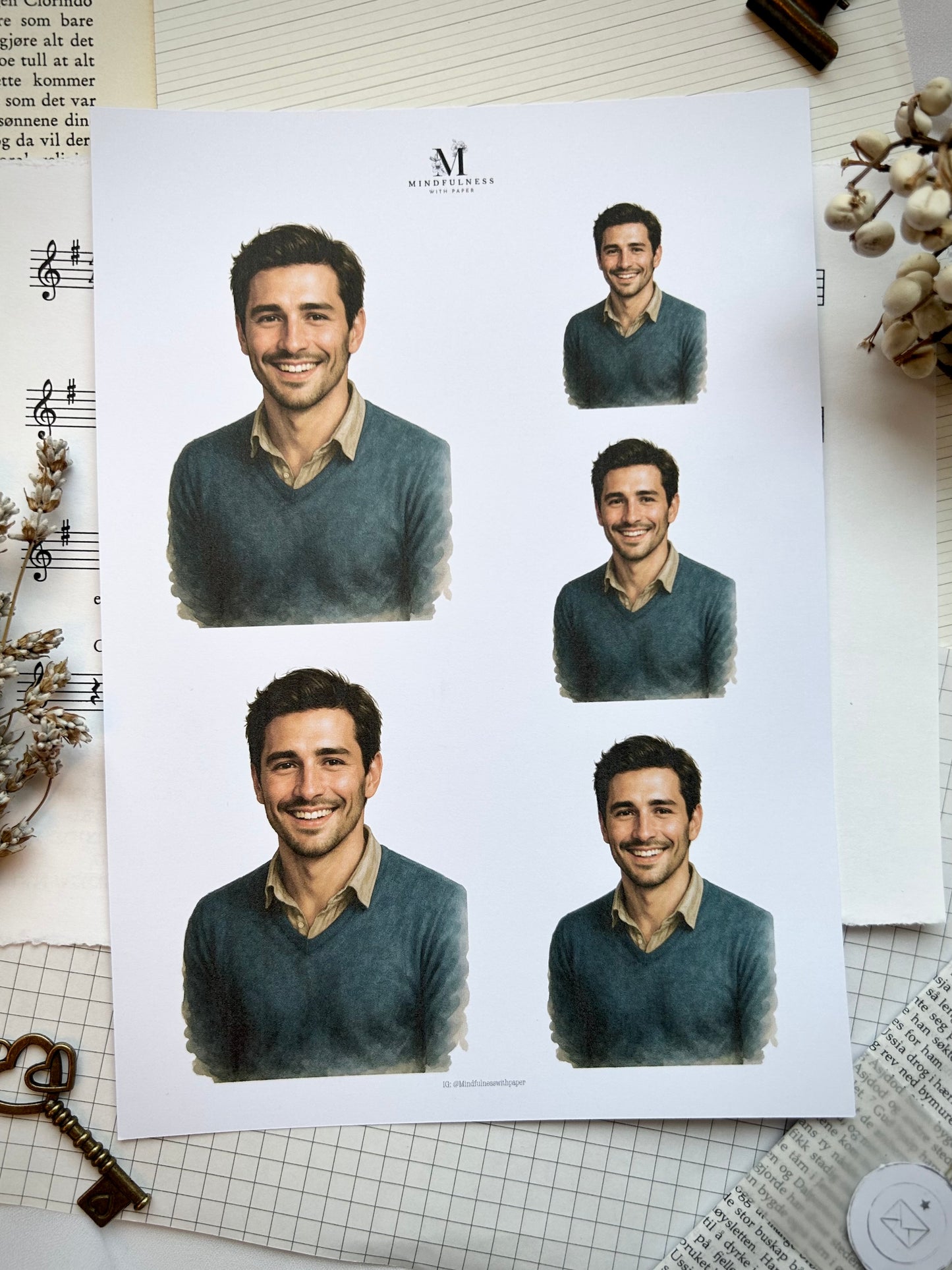 Mann 3 Clipart – A5 ark