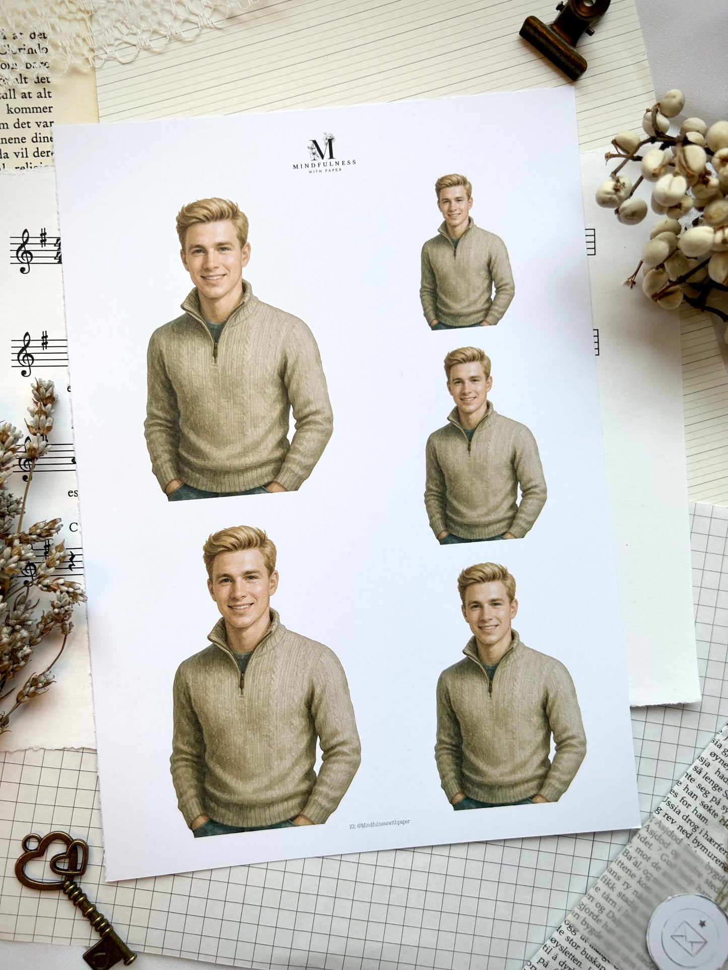 Mann 7 Clipart – A5 ark