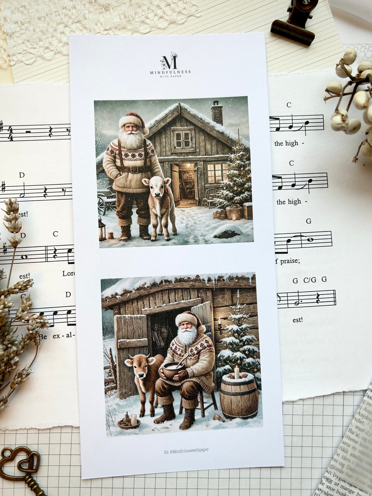 Nisse 1 - Winter dreams - Clipart Jul