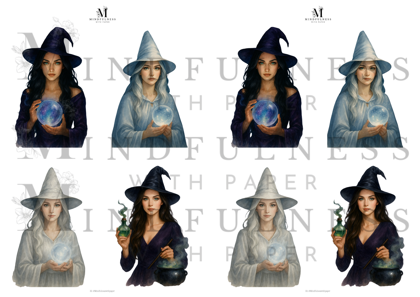 🧙Digitalt produkt – Halloween Hekser (Eksklusiv Samling)