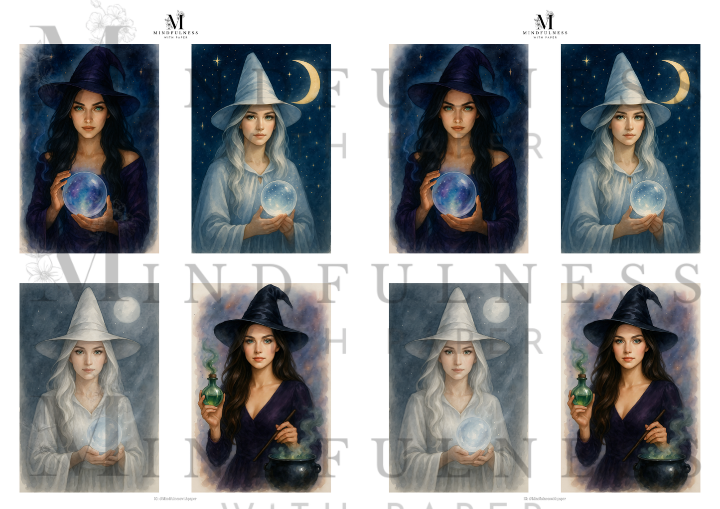 🧙Digitalt produkt – Halloween Hekser (Eksklusiv Samling)