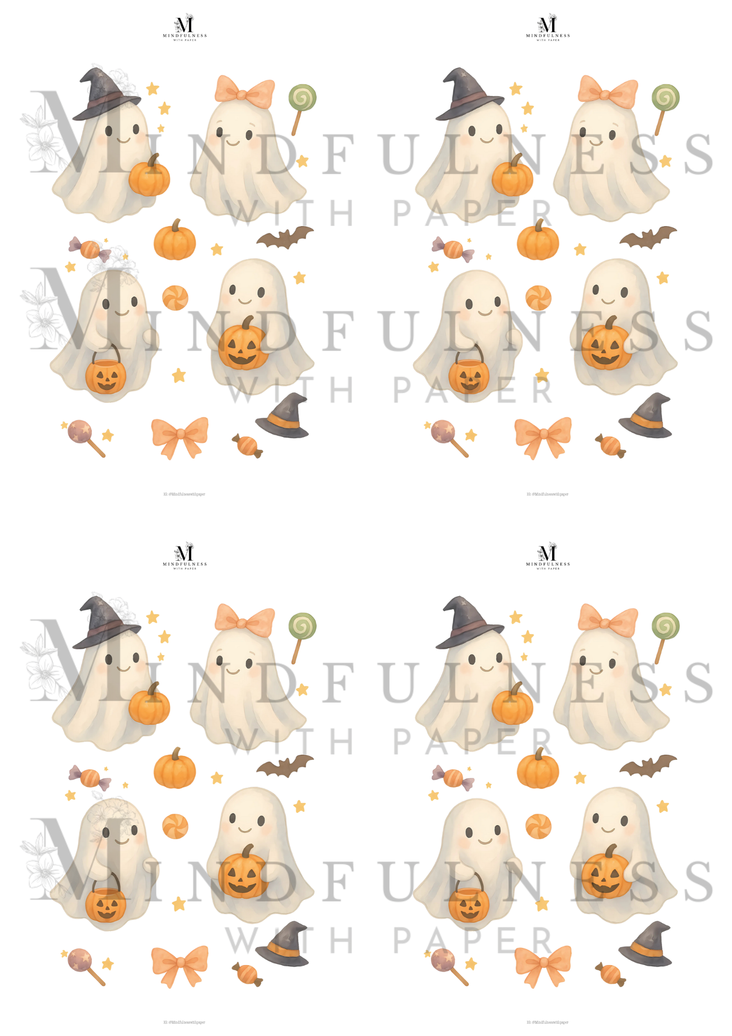 👻 Digitalt produkt – Knask eller knep spøkelser (Halloween Edition)