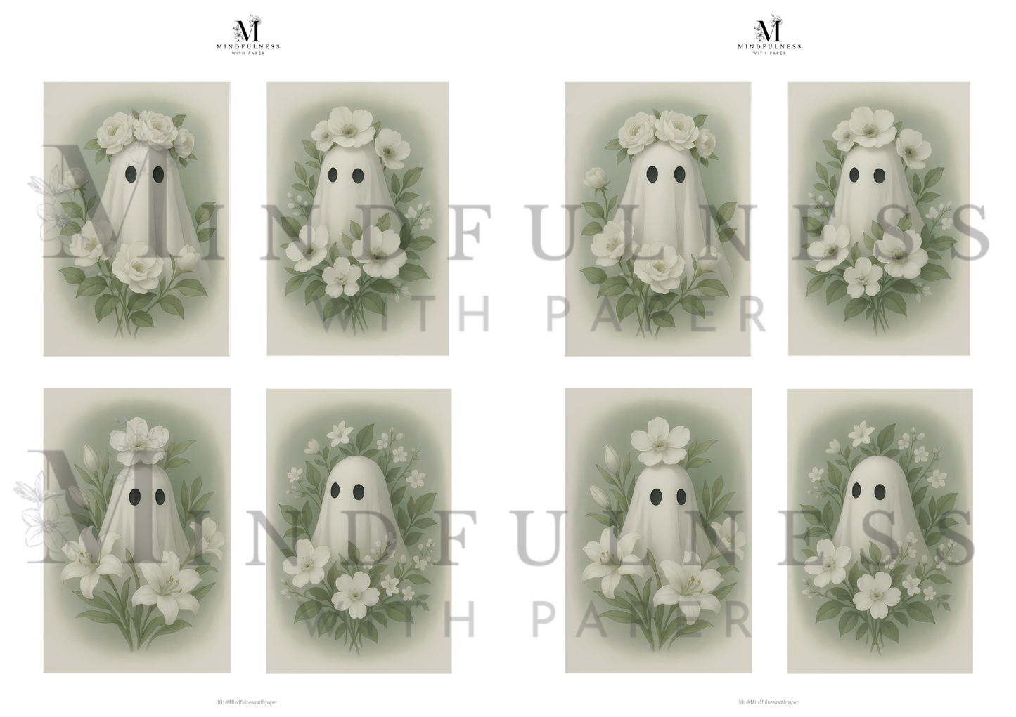 👻 Digitalt produkt – Blomsterspøkelser (Soft Autumn Collection)