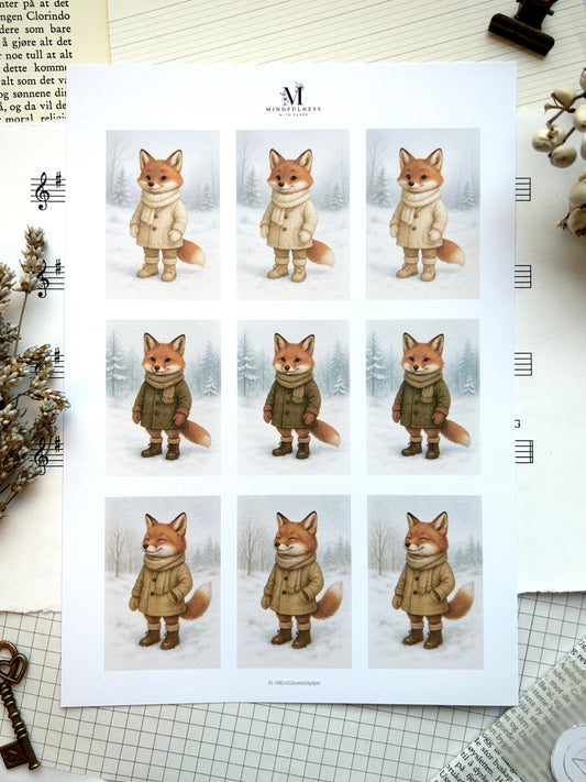 Fox Clipart – A5 ark