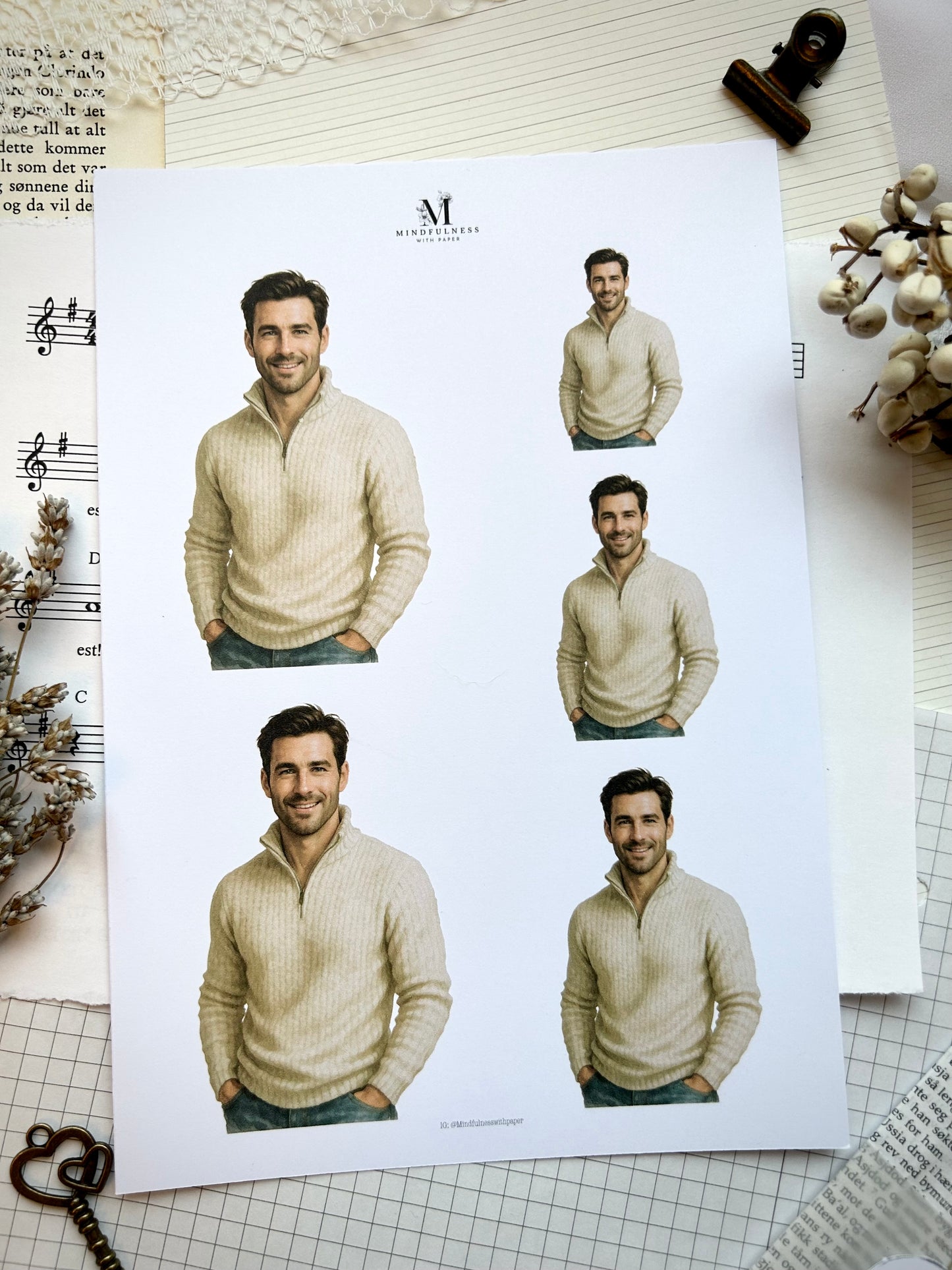 Mann 8 Clipart – A5 ark