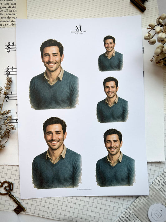 Mann 3 Clipart – A5 ark