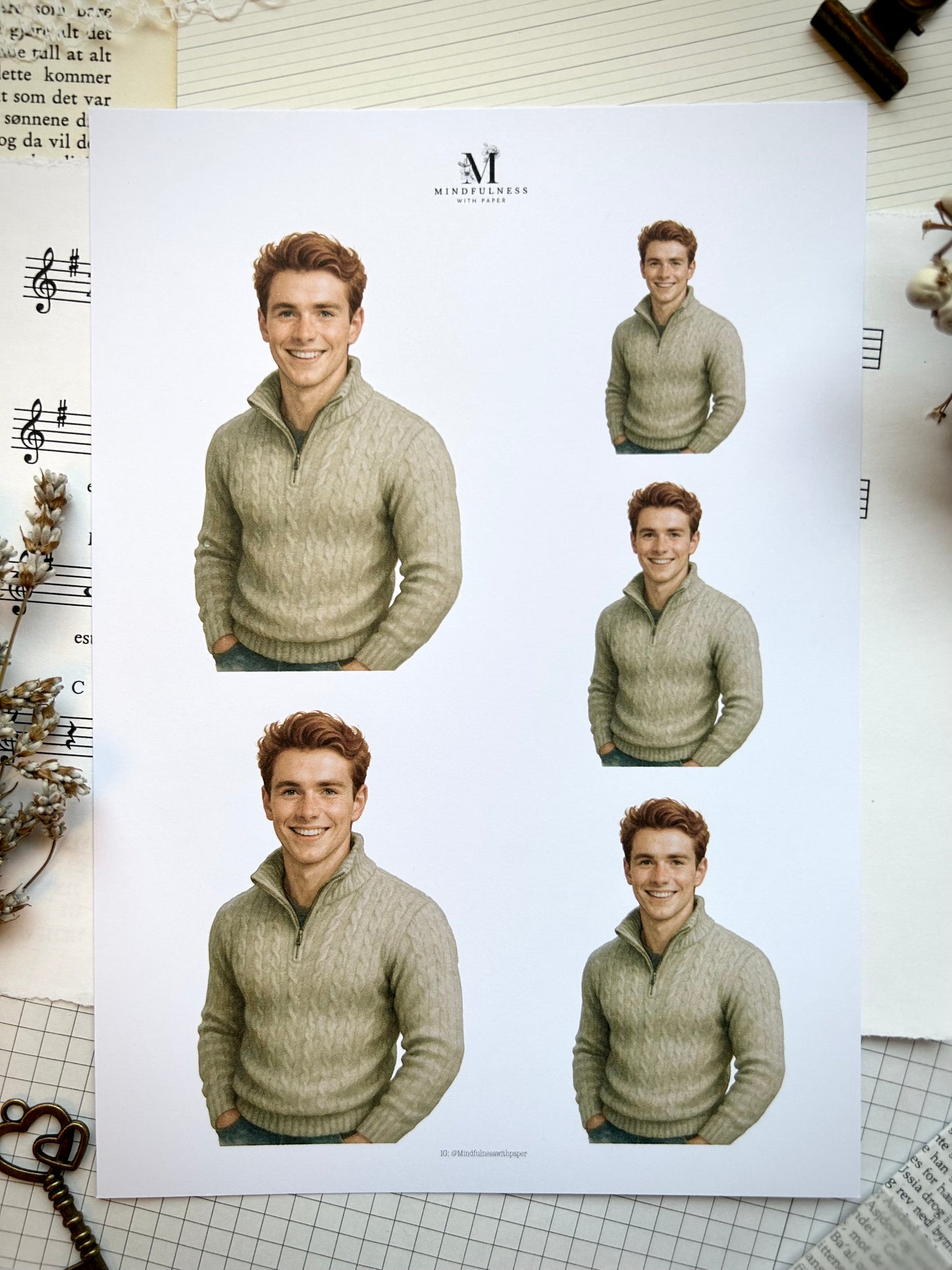 Mann 9 Clipart – A5 ark