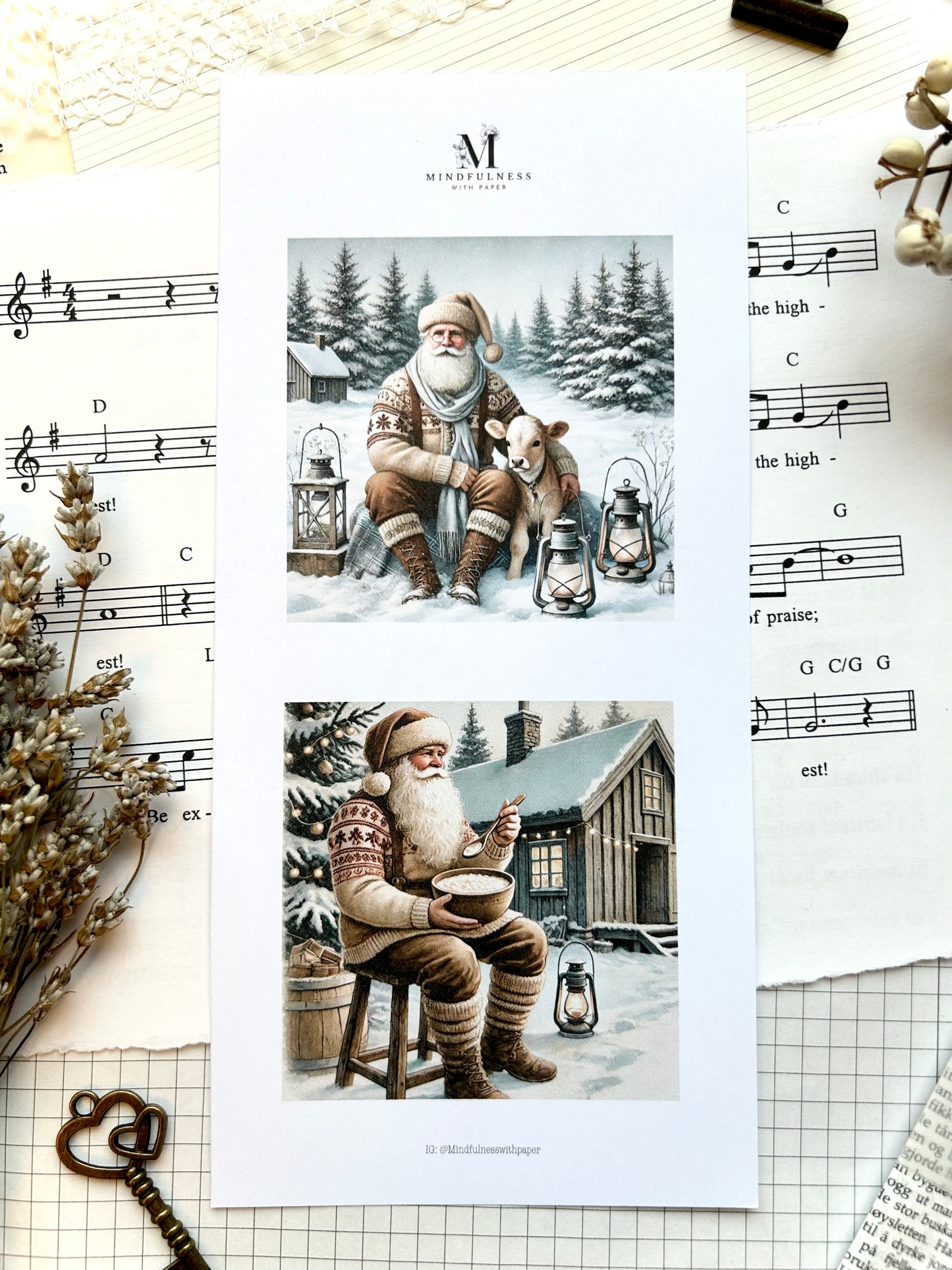 Nisse 2 - Winter dreams - Clipart Jul