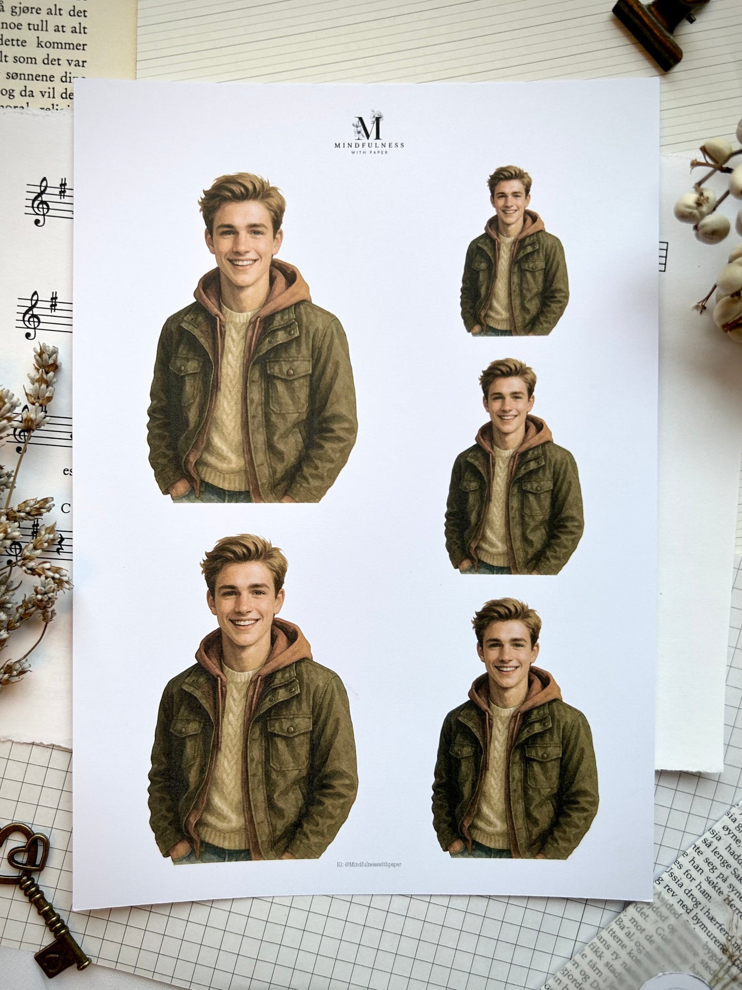 Mann 6 - Clipart – A5 ark