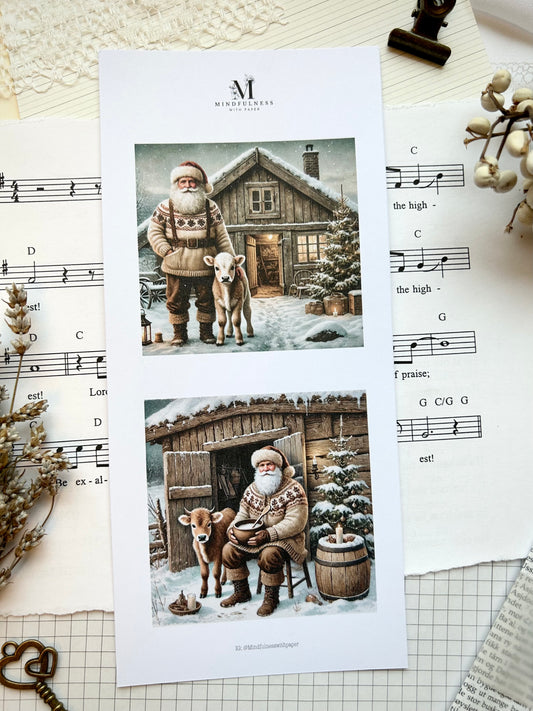 Nisse 1 - Winter dreams - Clipart Jul