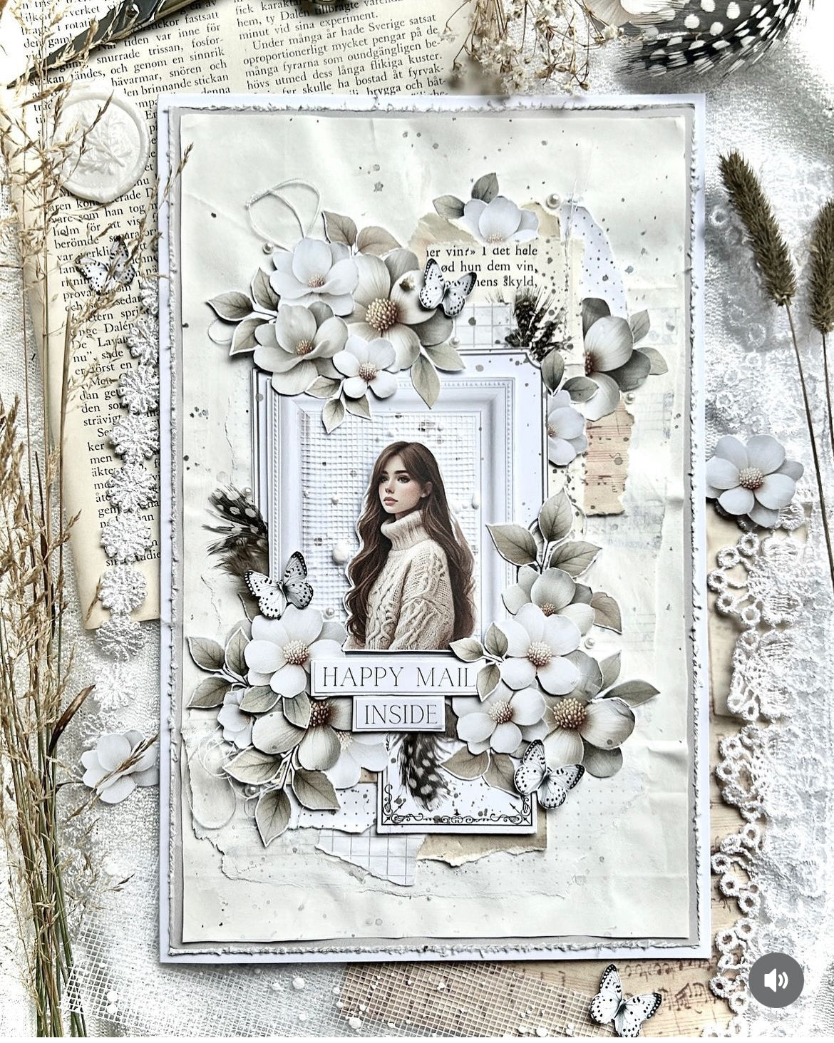 Blomst Clipart – A5 ark