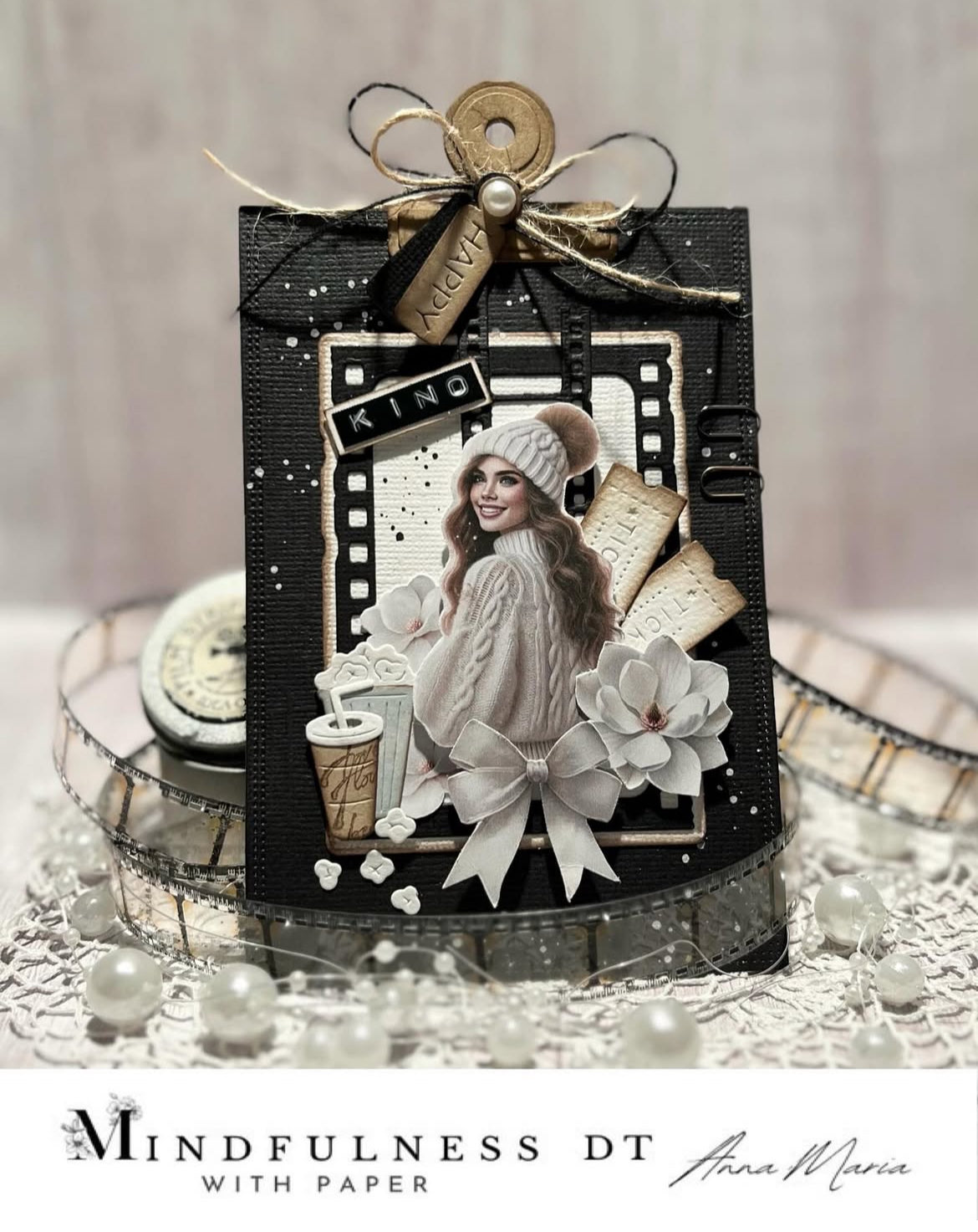 Jente 3 - Winter dreams - Clipart Jul